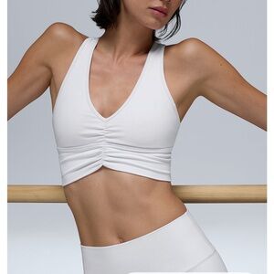 ALO Yoga White Wild Thing Bra